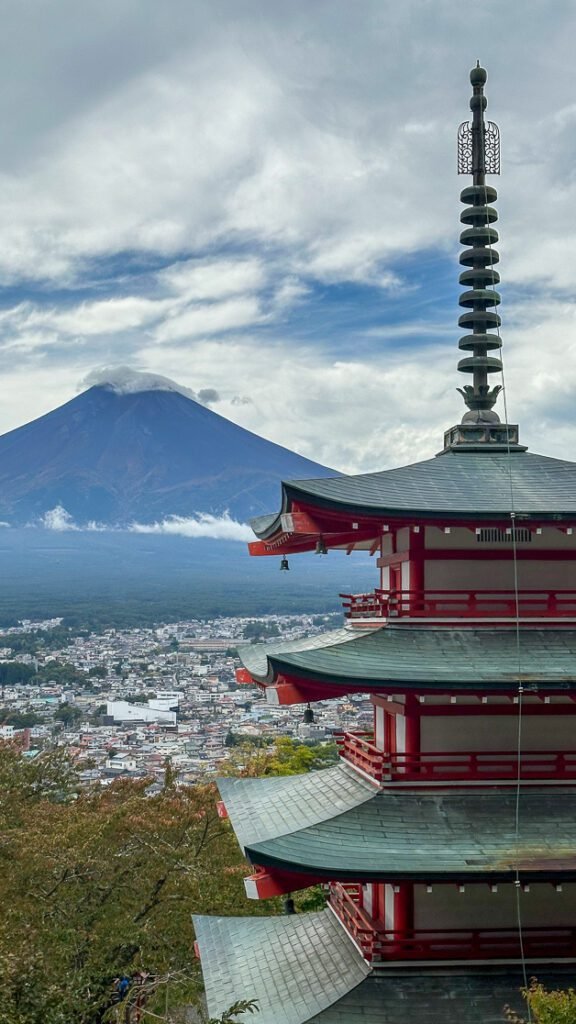 Chureito Pagoda and Mt. Fuji, Japan