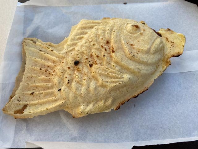 taiyaki at Nawate Street, Matsumoto, Japan