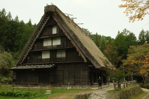 gasshō-zukuri house, Hida no Sato, Takayama, Japan