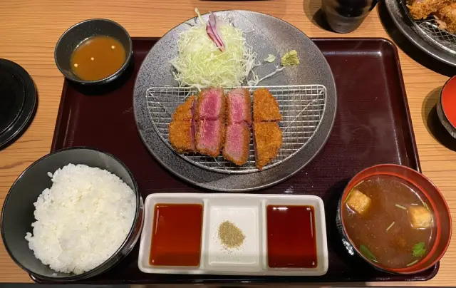 Gyukatsu at Gyukatsu Kyoto Katsugyu Cross Gate, Kanazawa, Japan