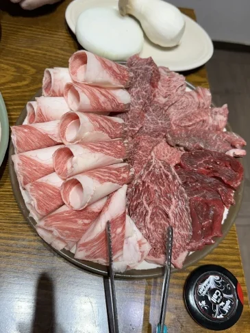 beef barbecue in Hannam Restaurant, Jeju Island, South Korea