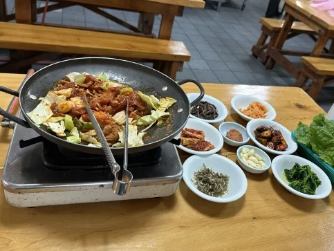 bulgogi meal Near Seongeup Folk Village, Jeju Island, South Korea