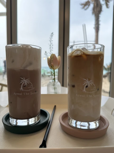 coffee break at Aewol the Sunset, Jeju Island, South Korea