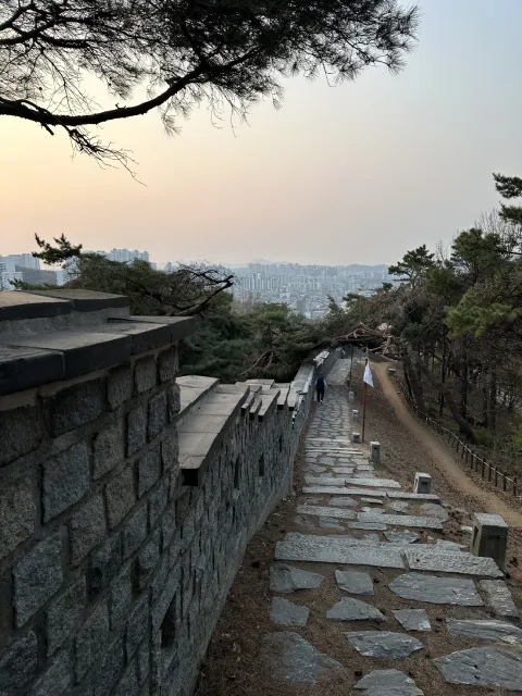 view of Suwon from hwaseong fortress Wall, Suwon, South Korea