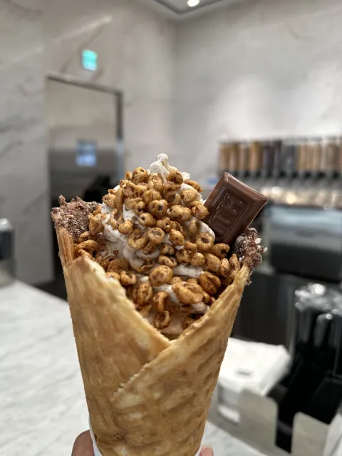 ice cream at Kith Treats, Seongsu, Seoul, South Korea