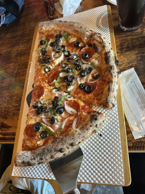 half pizza at SOL Taphouse Gwangan, Busan, South Korea